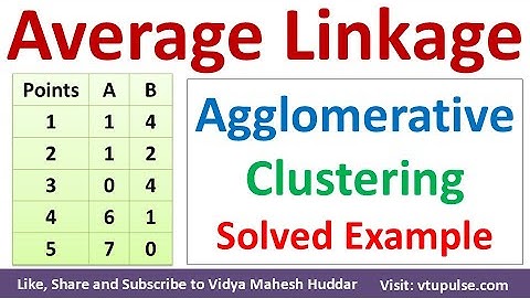 Average Linkage Hierarchical Clustering using the Agglomerative Method in by Vidya Mahesh Huddar