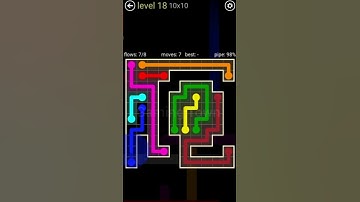 Flow Free solutions. Worm Pack 10x10 Hard. Level 11-20. My Gaming Town. #shorts #Puzzles #trending