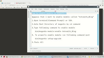 enable module in magento 2