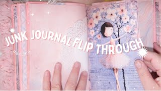 A Baby Girl Junk Journal Flip Through | Paginator Reads & Journals