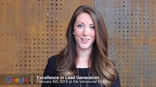 Excellence In Lead Generation - The Vancouver Club 2018