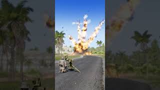 一撃必殺：T-90戦車が数秒で撃破される - ARMA 3 screenshot 2