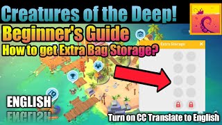 How to Get Extra Bag Creatures of the Deep Fishing❗How to get Woods❓ What to Build First❓ screenshot 5