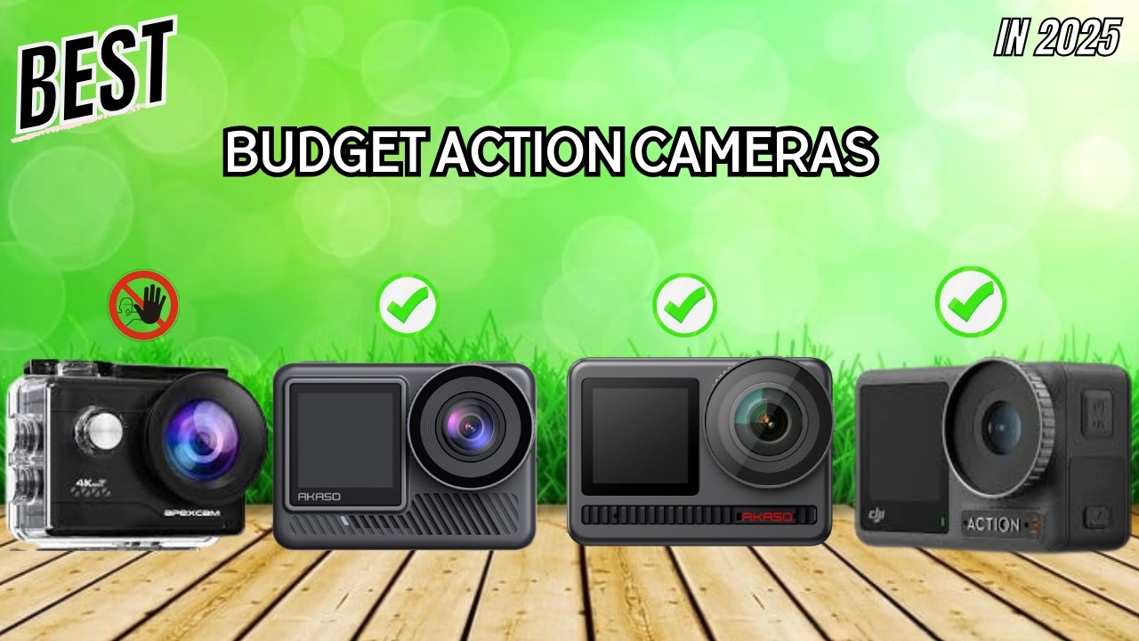 Top 5 BEST Budget Action Cameras in (2025) - YouTube