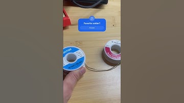 Solder type, what’s your favorite. Personally, I’ll take any rosin core Kester solder…you?