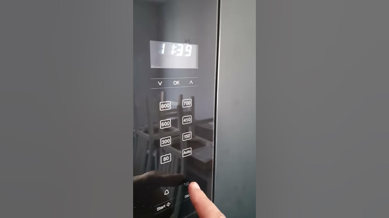 How to set up CLOCK Miele Oven Microwave easy YouTube