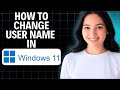 How To Change User Username In Windows 11 2025 (Step by Step)