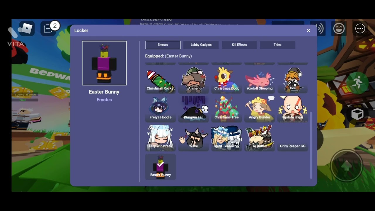 All Easter event rewards (Roblox bedwars)