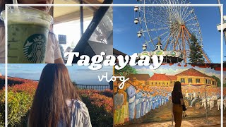 vacation vlog (aesthetic) || Tagaytay Philippines 🌲