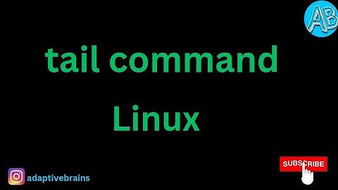 Mastering the Tail Command in Linux | Real-Time Log Monitoring