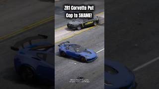 Le conducteur de la Zr1 a fait honte à ce policier après ça ! screenshot 5