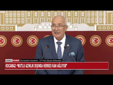 KOCAMAZ: “MUTLU AZINLIK DIŞINDA HERKES KAN AĞLIYOR”