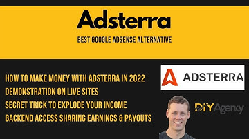 Adsterra | Best Google Adsense Alternative | High Paying CPM Ad Network 2022