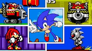 Sonic The Hedgehog Pocket Adventure: All Bosses (No Damage + Both Endings)