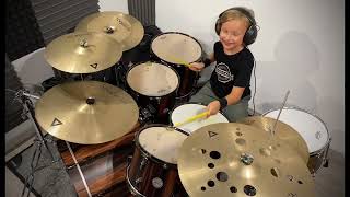 Metallica “Enter Sandman” DRUM COVER Alessandro Massimo 7 years old 🔥🔥🔥