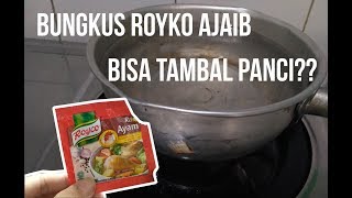 Tambal Panci Pake Bungkus Royko Tutorial 1 Youtube