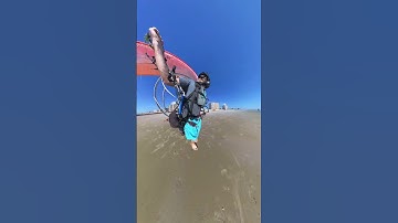 Paramotor Beach Take-off  #paramotoring #paramotor #ppg #piloting #insta360x3 #aviation #adventure