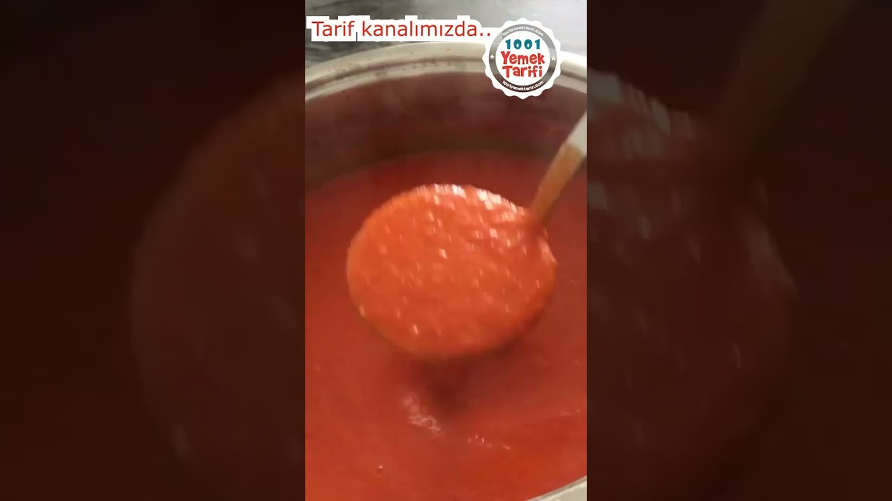 ✅Kışlık Domates Biber Sosu Tarifi Kanalımızda…▶️