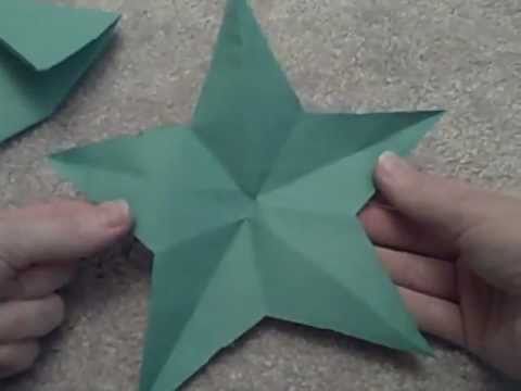 How To Make A Christmas Star With Chart Paper