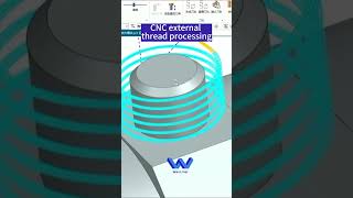 CNC external thread processing