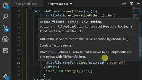IONIC4 FILE TRANSFER(UPLOADING AND DOWNLOADING).