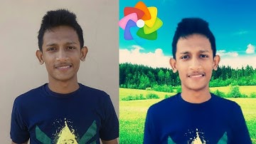 Toolwiz photo editing -background change -perfect editing 2017