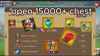 : 15000+Chest Open,27 Days old rally trap Account born k1678 - Lords Mobile