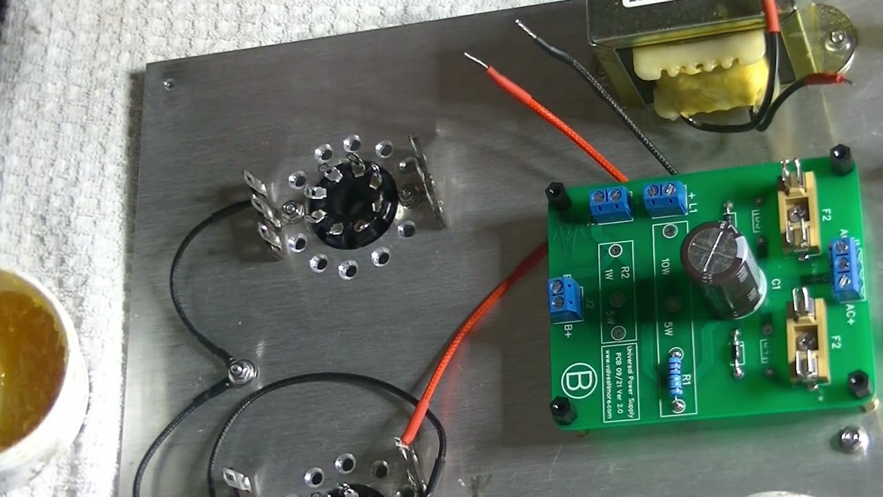 Ep6 B Yuri Power Amp - Connecting Up C2 & L1 To Power Supply Board