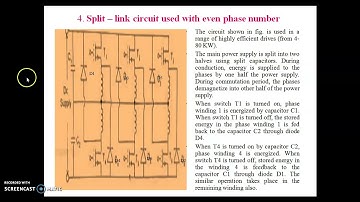 Power semiconductor Circuits for Switched Reluctance Motor (SRM)