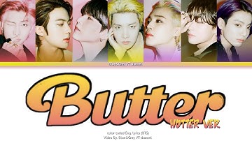 BTS [방탄소년단] BUTTER "Hotter Remix" (Color-Coded lyrics)