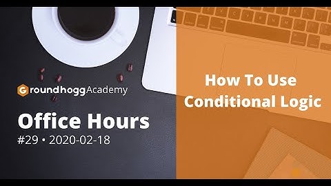 Conditional Logic WordPress CRM - Advanced Funnel Builder Tutorial | Groundhogg Office Hours #29