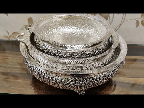 German silver latest pooja items/ washable items with contact - YouTube