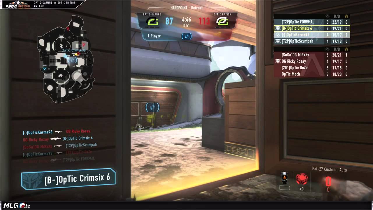 OpTic Gaming vs OpTic Nation Game 1 (MLG 5000 Series May 31st