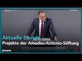 Aktuelle Stunde: Projekte der Amadeu-Antonio-Stiftung am 23.04.26