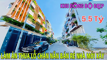 Bán nhà 5 tỷ gò vấp- Thơm như mít ! Làm ăn thua lỗ bán rẻ căn nhà 4 lầu xây mới đồng bộ đường 10M