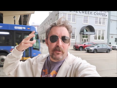 A Cold & Very Windy Day In Downtown Milwaukee -Exploring Empty Riverwalk / Bronze Fonz To Third Ward