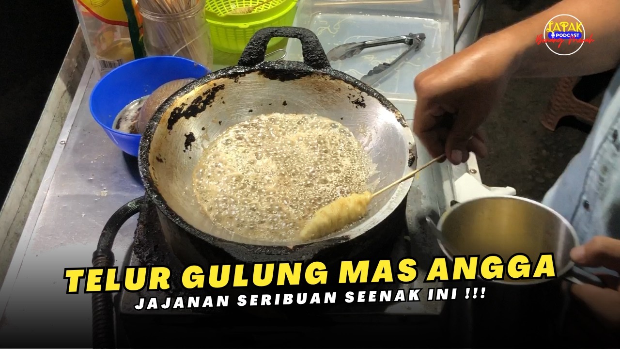 SEKALI GIGITAN BIKIN KETAGIHAN❗TELUR GULUNG LAPAK MAS ANGGA | COCOK BUAT CEMILAN MALAM