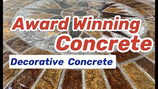 Award Winning Decorative Concrete, Complete Process!