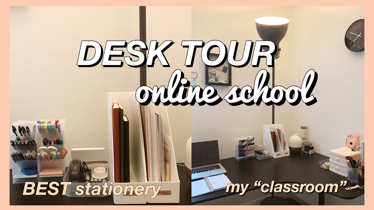 DESK TOUR 2020 *online school*