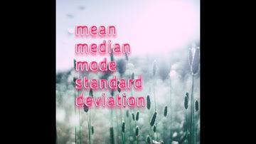 Mean , median , mode and standard deviation / test and measurement record calculations / b.ed