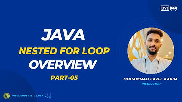 12.5 Java Nested For Loop with Implementation #java #javatutorial #bangla