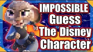 Impsossible Guess The Disney Character  Zootopia  Moana  Frozen  Lion King U0026 More