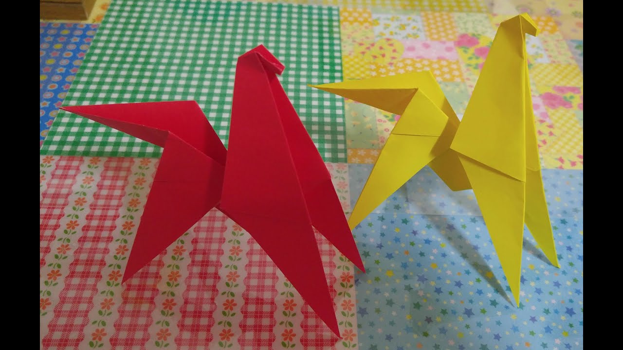 말종이접기.오월의장미.origami.동물접기.종이접기.456 YouTube