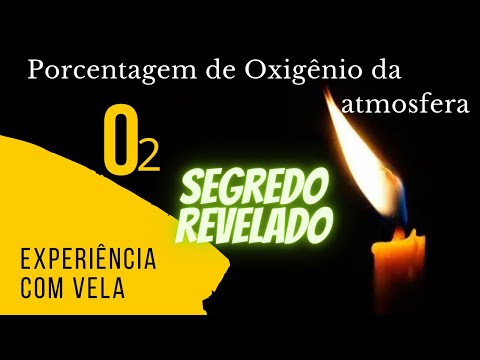 EXPERIÊNCIA - PORCENTAGEM DE OXIGENIO DA ATMOSFERA