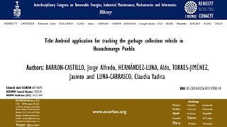 Android application for tracking the garbage collection vehicle in Huauchinango Puebla