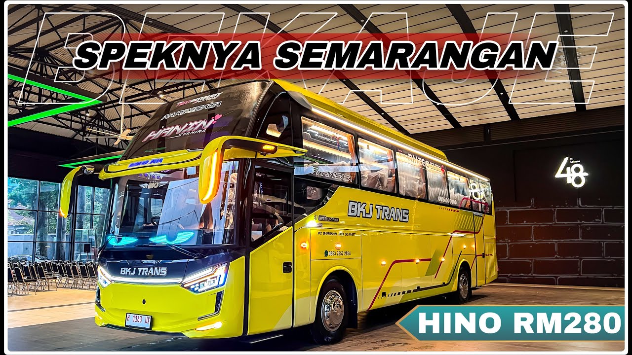 Fresh Yellow! BKJ Bermain Gagah dan Cantik Legacy SR3 Neo XHD Ultimate- Hino RM 280