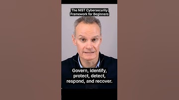The NIST Cybersecurity Framework for Beginners #military #veteran #cyber #cybersecurity #newjobs