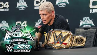 FULL SEGMENT: Cody Rhodes talks after finishing his story: WrestleMania XL Saturday Press Conference