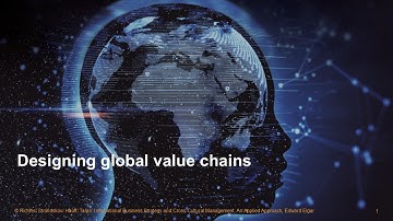 Designing global value chains - chapter 6-2