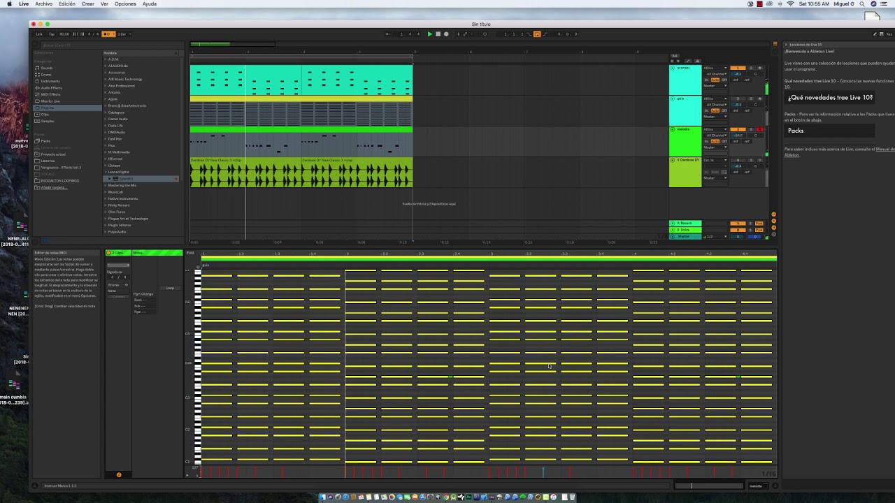 Tutorial De Reggaeton En Ableton 10 - YouTube